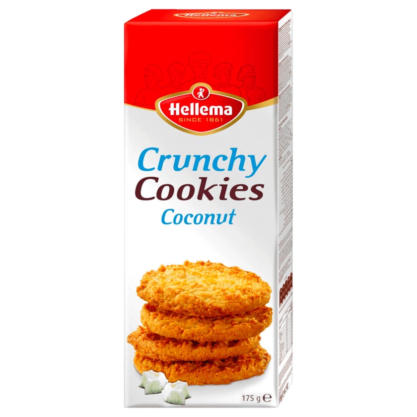 Hellema Crunchy Cookies Coconut 175g